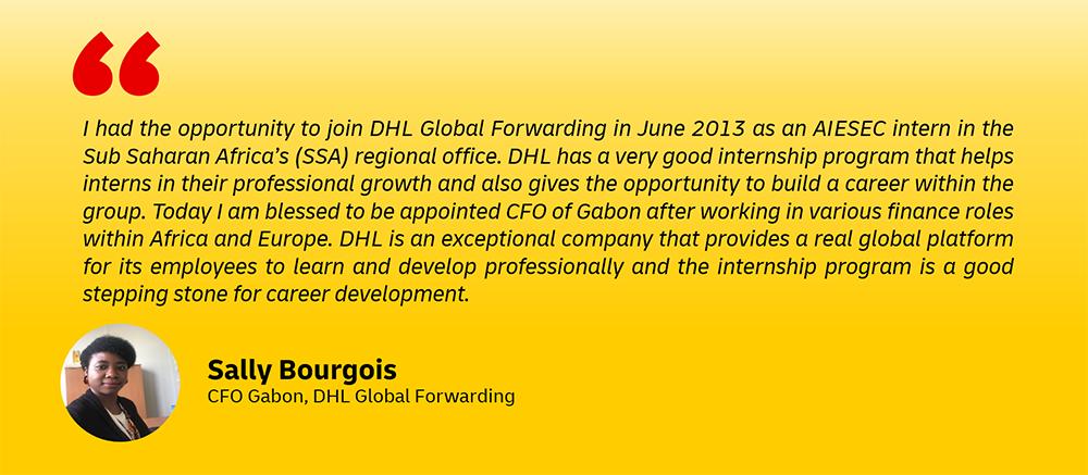DHL intern jobs