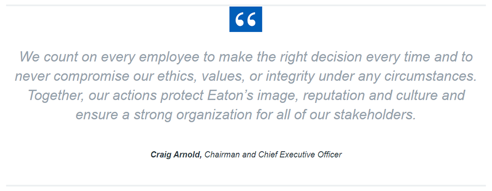 EATON ethics - employees