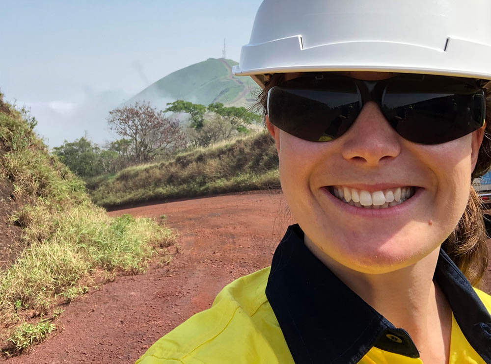 Young mining professional Cat Beadel, Rio Tinto