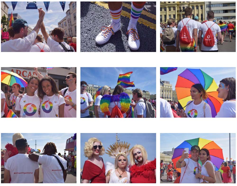 Vodafone LGBT ally Stonewall